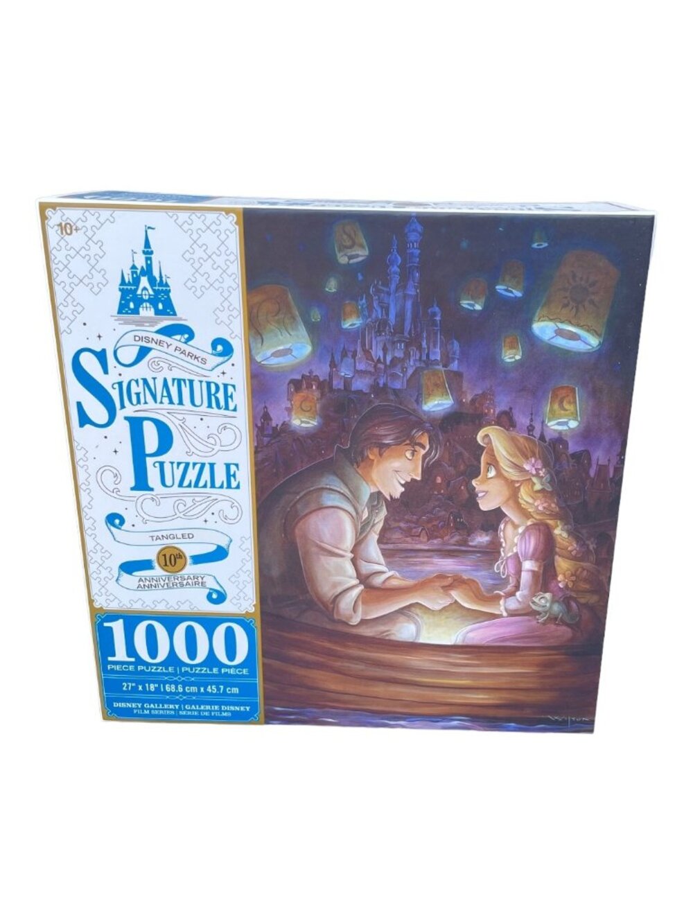 Disney Parks Tangled 10th Anniversary Rapunzel Flynn Rider Signature Puzzle
